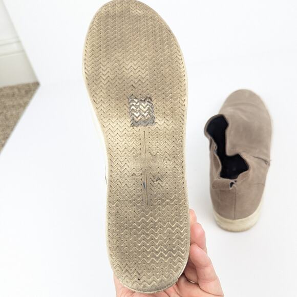 Dolce Vita Taupe Suede Tate High Top Sneaker Size 8.5 - Picture 7 of 9